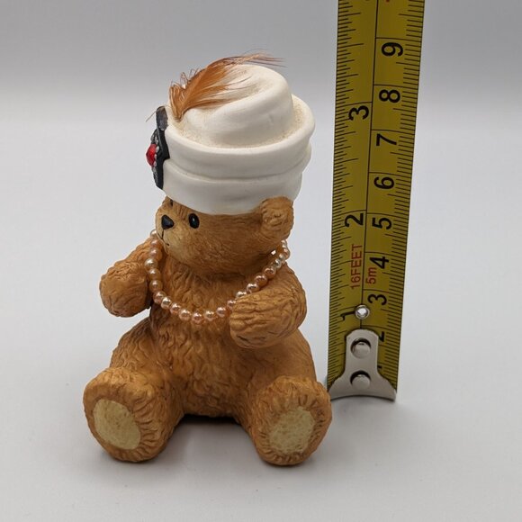 Chapeau Noelle by Lucy Rigg Carrie Bear Figurine 1994, Limited Edition - Picture 7 of 10
